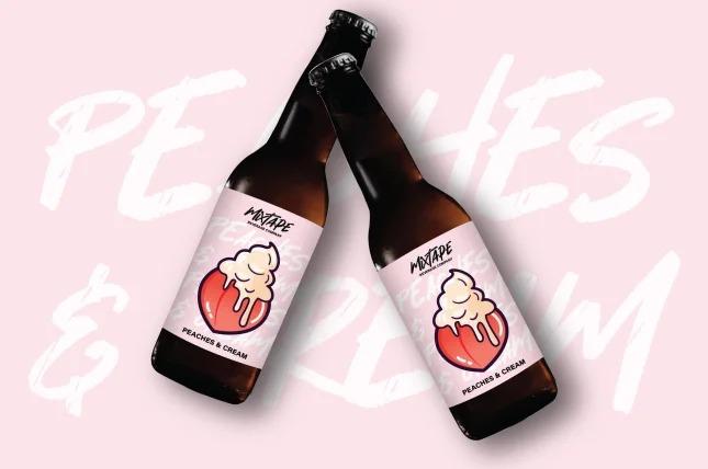 Craft beer labels