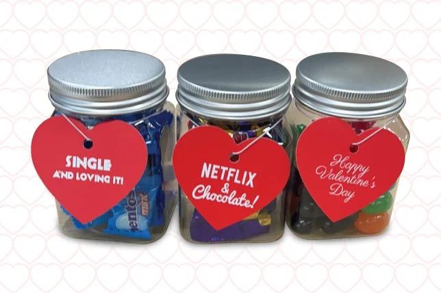 Personalised tags for valentine